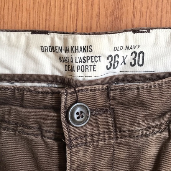 Old Navy Broken-in Khakis - Picture 2 of 2